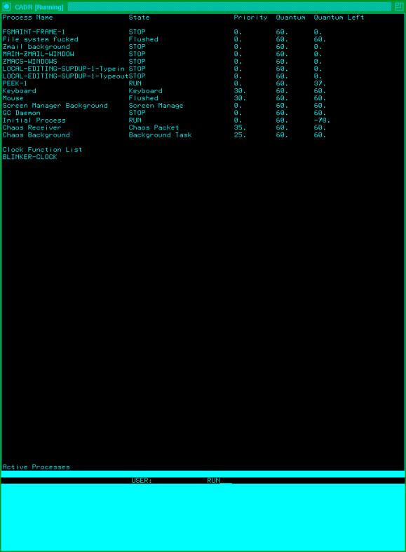 Another showing lisp and more output